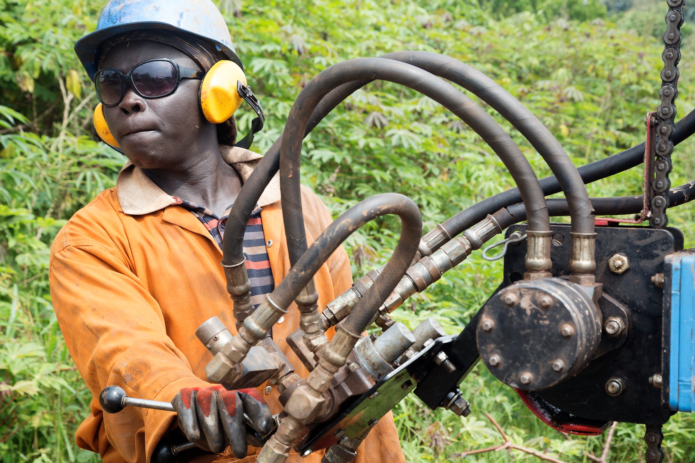 Jimmy on the CEED Foundation Uganda Drill Team